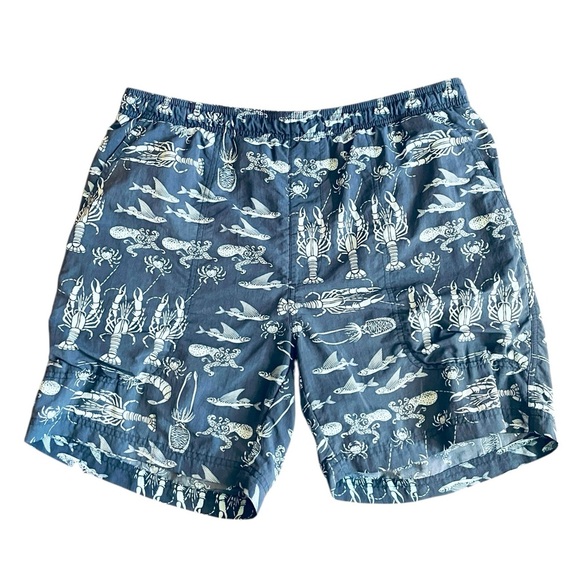 Tommy Bahama Paradise Nation premium lined swim trunks pockets 6" inseam M blue - Picture 1 of 14